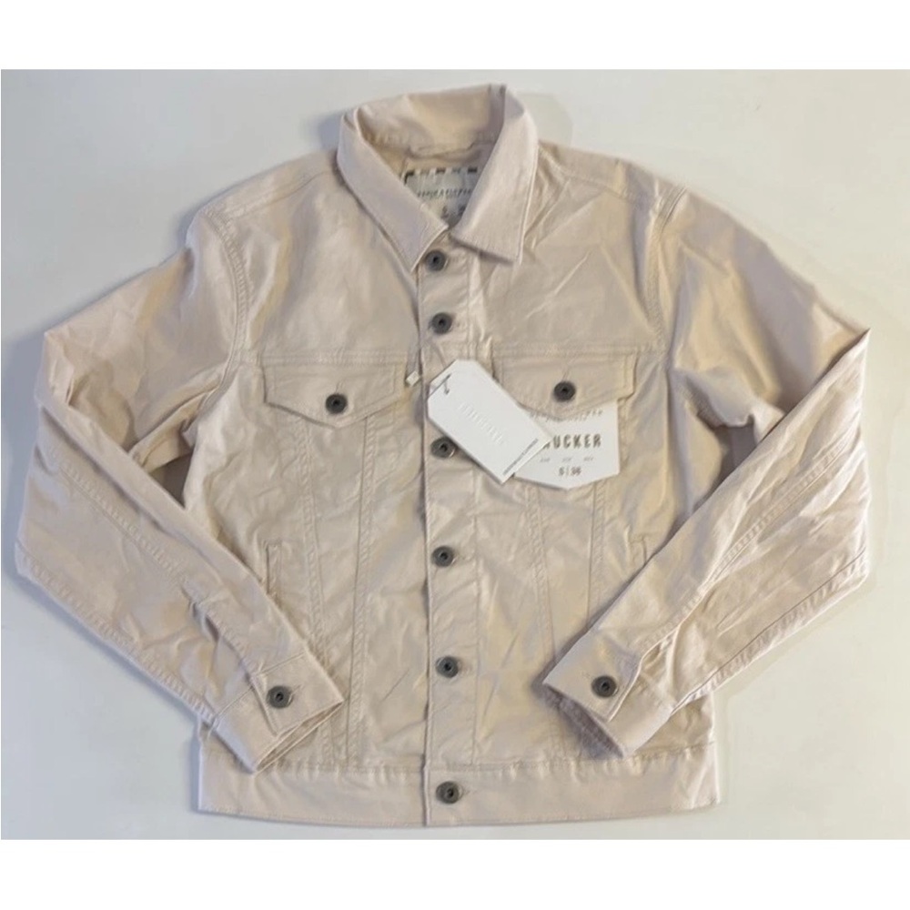 *New Denim & Flower Ricky Singh Beige Button Up Jacket Men's Size S